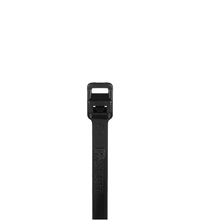 Releasable Cable Tie Black 250lb Pan-Ty PRT12EH-C0 (Pack of 100)