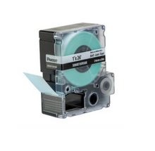 1.5"W MP Printer Cont Self-Lam Cassette Vinyl Black S000X150VAM (Pack Of 5)