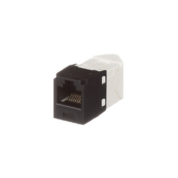 Cat 6 Mini-Com Jack Module RJ45 Left/Right Black CJLR688TGBL