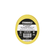 StrongHold Electrical Tape PVC Gen Purpose Yellow ST17-075-66YL (Pack of 10)