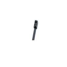 Double Loop Cable Tie Black High Heat50lb PK1000 Pan-Ty PLB3S-M0