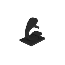 Wire Clip Black PA 6.6 Rubber Adh PK50 LWC50-A-L20 (Pack of 50)