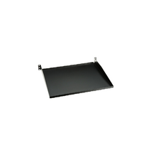 1 RU Rack Mount Shelf Steel Mounting Hardware Black SRM19FM1
