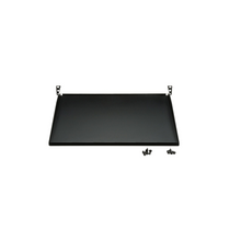 1 RU Rack Mount Shelf Steel Mounting Hardware Black SRM19FM1