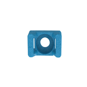 Cable Tie Mount Aqua ETFE 8 Screw TM2S8-C76 (Pack of 100)