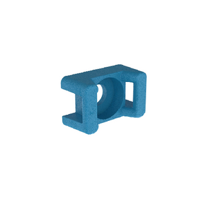 Cable Tie Mount Aqua ETFE 8 Screw TM2S8-C76 (Pack of 100)