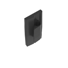 Wire Clip Black PA 6.6 Acrylic Adh 0.76x0.63 ACC19-AT-M0 (Pack of 1000)