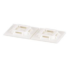 Cable Tie Mount Adhesive Tape Super-Grip White SGABM25-A-C (Pack Of 100)