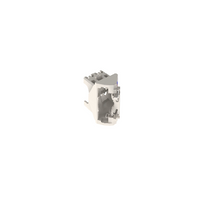 Cat 6 UTP TG Jack 45°Angled Wire Cap CJLRCAPIW-C