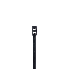 Double Loop Cable Tie Black High Heat50lb PK1000 Pan-Ty PLB3S-M0