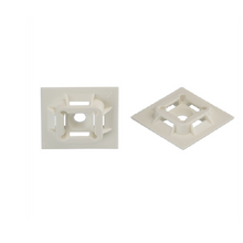 Cable Tie Mount Screw-On Super-Grip White SGABM25-S6-C (Pack Of 100)