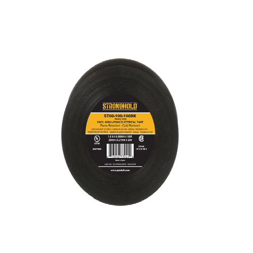 StrongHold Heavy Duty Electrical Tape Black ST88-100-108BK