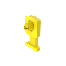 Cable Tie Mount Push Rivet Yellow KIMS-H500-M4 (Pack of 1000)