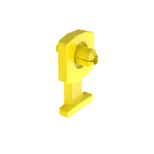 Cable Tie Mount Push Rivet Yellow KIMS-H500-M4 (Pack of 1000)