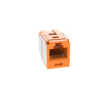 Cat 6A Coupler Module Mini-Com UTP RJ45 Orange CC6X88OR