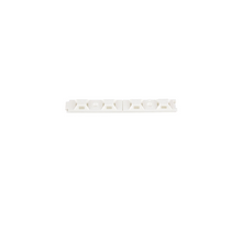 Cable Tie Mount ABS Rubber Adh White ABMQS-A-C (Pack of 100)