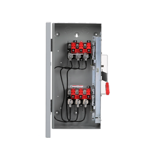 60A 600VAC 250VDC 3 Pole Double Throw Safety Switch DTNF362