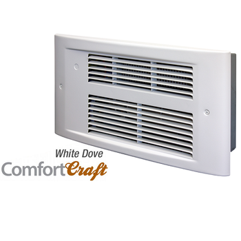 120V 1500W Fan Driven Wall Heater White Dove