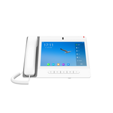 Android Touch Video Screen IP Phone in White