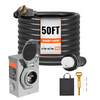 50 Amp Generator Cord & Inlet Box Kit 50FT Extension Cord NEMA 14-50P