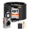 40FT 30 Amp Generator Cord & Inlet Box Kit NEMA L14-30P Extension Cord