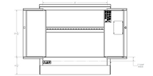 22 Gallon Under Counter Manual Close Corrosive Storage Cabinet 1022UCM-293T