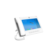 Android Touch Video Screen IP Phone in White