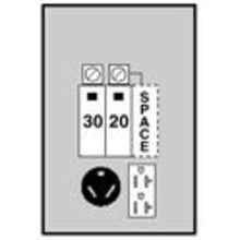 70A NEMA 3R 1 Phase Surface Unmetered Temporary Power Outlets U041C010