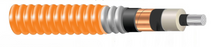 500 MCM HVTECK Aluminum 140 mil TRXLPE TS AIA 8kV 133% IL Orange PVC Jacket CSA