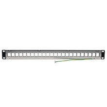 24-Port CAT5E/6 1U Rack-Mount Shielded Blank Keystone N062-024-KJ-SH