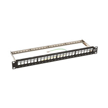 24-Port CAT5E/6 1U Rack-Mount Shielded Blank Keystone N062-024-KJ-SH