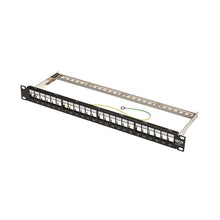 24-Port CAT5E/6 1U Rack-Mount Shielded Blank Keystone N062-024-KJ-SH