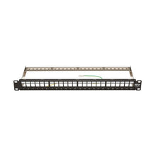 24-Port CAT5E/6 1U Rack-Mount Shielded Blank Keystone N062-024-KJ-SH