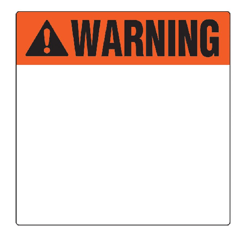 4x4 Thermal Transfer Die Cut Arc Flash Warning Label 250 Polyester C400X400ANT