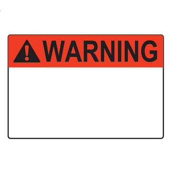4x6 Thermal Transfer Die Cut Arc Flash Warning Label 100 Polyester C400X600A51