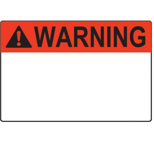 4x2 Thermal Transfer Die Cut Arc Flash Warning Label 250 Polyester C200X400A51