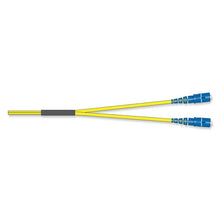 3 Meter Fiber Optic Jumper and LC Duplex to SC Connector With Standard Yellow Jacket 045802R5116003M