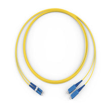 3 Meter Fiber Optic Jumper and LC Duplex to SC Connector With Standard Yellow Jacket 045802R5116003M