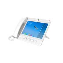 Android Touch Video Screen IP Phone in White