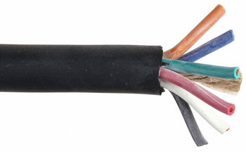 500' 12/6 SOOW Black Portable Power Cable 600V UL CSA