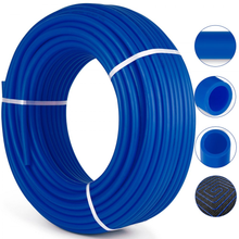 3/4" x 300ft PEX Tubing Oxygen Barrier PEX-B Radiant Floor Heat Pipe Blue PEX300FT34IN-HB