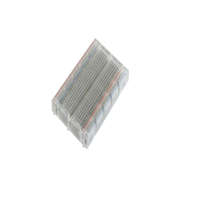 Transparent 400 Tie-point Solderless Plug-in Breadboard With 4 Power Rails BB400T