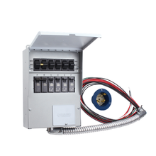 50A 250V Metal Gray Portable Generator Transfer Switch A506B