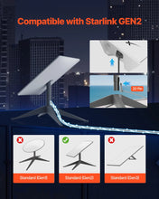 24 AWG Copper Core Compatible with Standard Rectangular V2 VEVOR 75FT Starlink Gen 2 Extension Cable