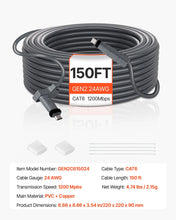 24 AWG Copper Core Compatible with Standard Rectangular V2 VEVOR 150FT Starlink Gen 2 Extension Cable