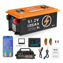 48V 105Ah Golf Cart Lithium Battery 48 Volt Golf Cart Battery with 200A BMS Touch Monitor and Mobile APP Battery with 600A Peak Current