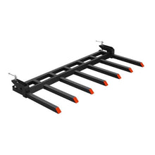 Clamp on Debris Forks for Buckets 4560lbs Load Capacity Heavy Duty Pallet Forks for Tractor Loader Skid Steer Bolt on Bucket Attachments