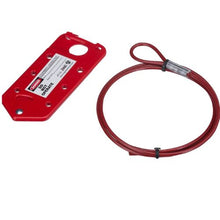 6 ft Heavy Duty Cable Lockout 6 Padlocks 44-829