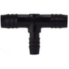 1/2X3/4 Black Polyethylene Reducing Hose Barb Branch Tee 33435B