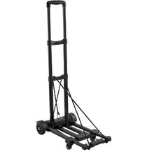 Folding Hand Truck 290 lbs Load Capacity Collapsible Luggage Cart with 4 Wheels Utility Dolly Platform Cart for Airport Travel Luggage